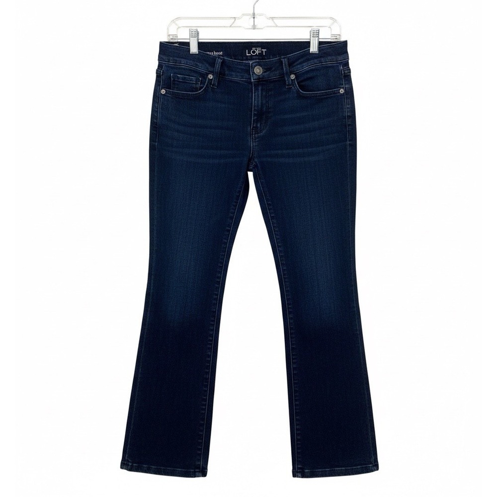 SHIPS TODAY!Ann Taylor LOFT Women's Modern Sexy Boot Jeans Dark Wash Size‎ 26/2